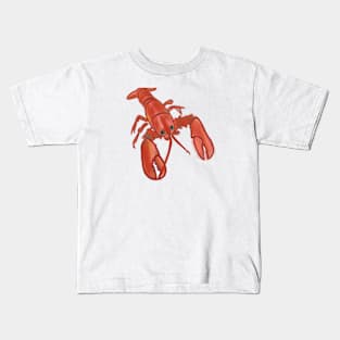 Cute Lobster Drawing Kids T-Shirt